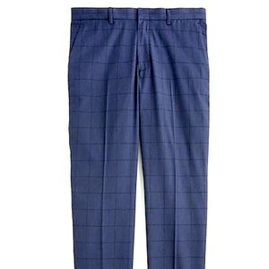 Worn 2x! J Crew Ludlow Slim-Fit Pant Heather Windowpane Stretch Cotton 31 x 32